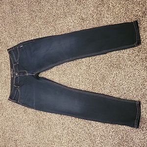 Silver skinny jeans, size W31/L31